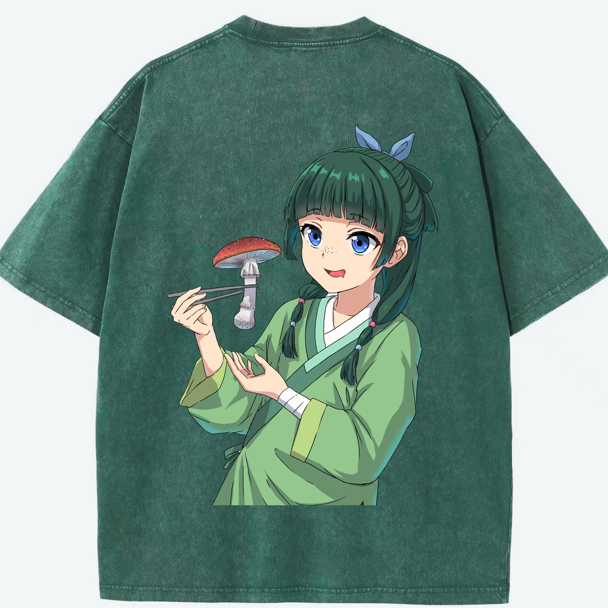 （画像用） 薬屋のひとりごと The Apothecary Diaries 綿100% ヴィンテージ風 半袖Tシャツ（背面プリント）